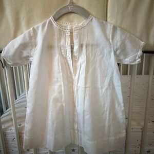Feltman Brothers white embroidered , smocked dress